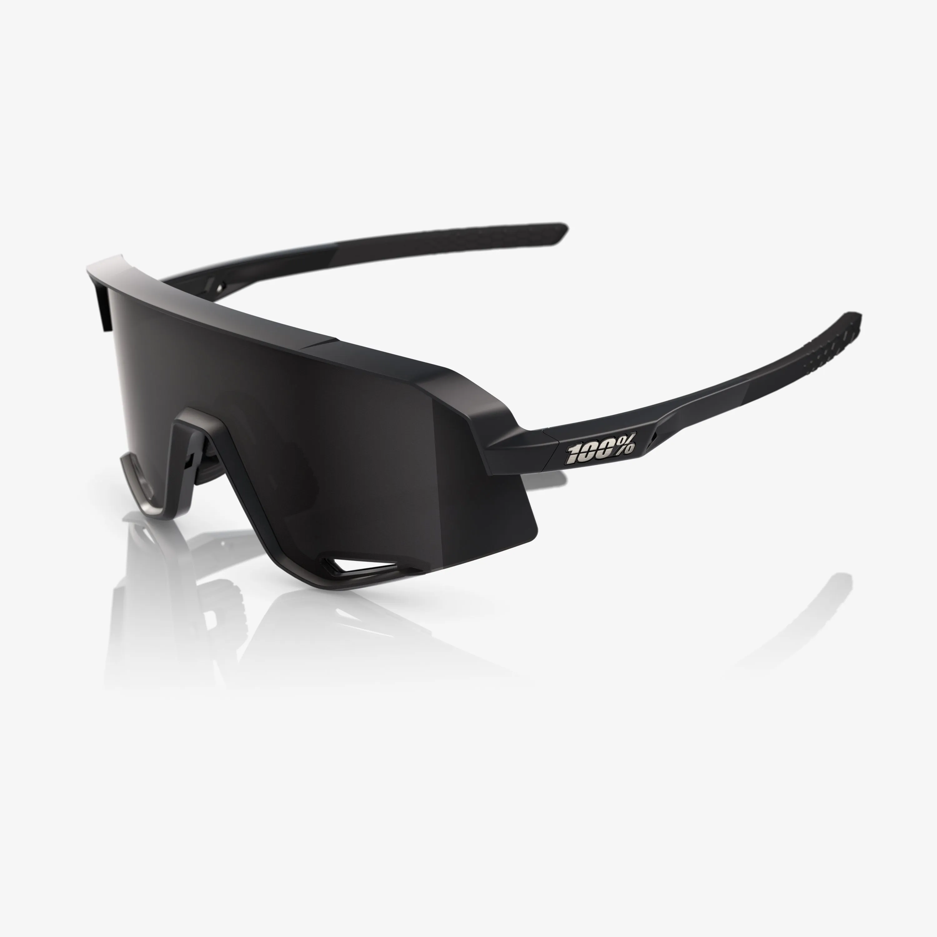 100% SLENDALE Matte Black, Smoke Lens