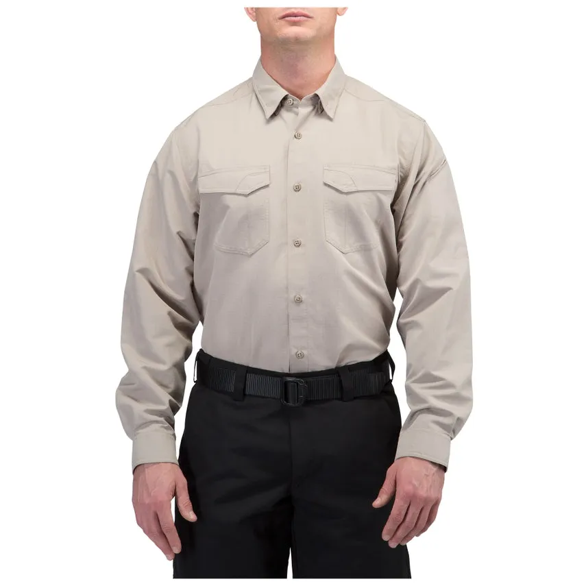 5.11 Mens Fast-Tac Long Sleeve Button Down Shirt - Size Tall