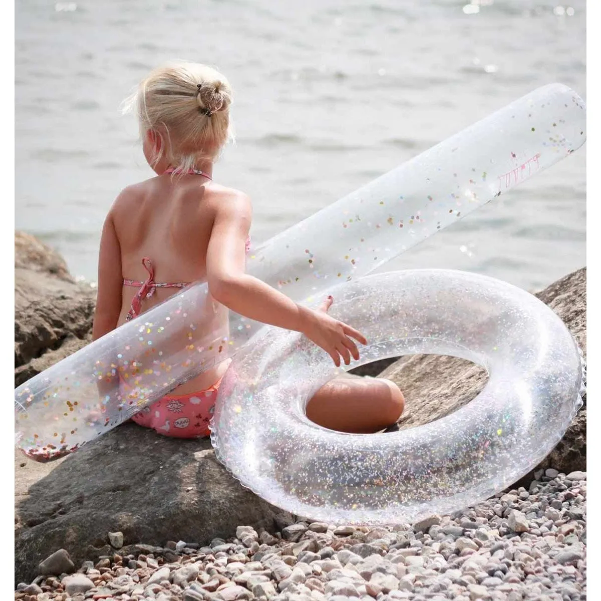 A Little Lovely Company Inflatable Pool Noodle Glitter