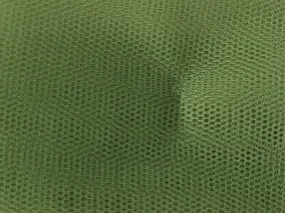 Acid Green Plain Net Fabric