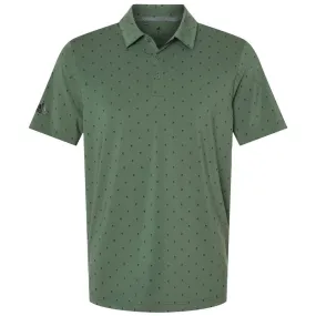 adidas Men's Green Oxide/Black Pine Tree Polo