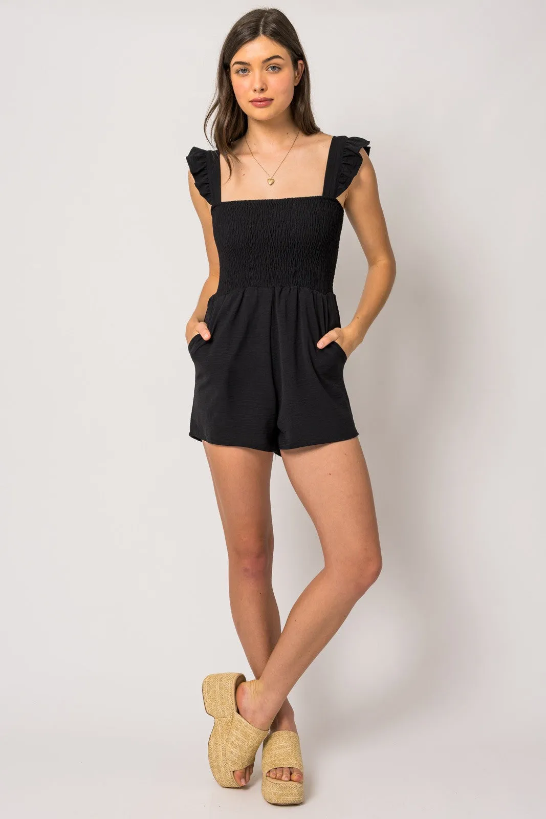 Adrianna Ruffle Romper