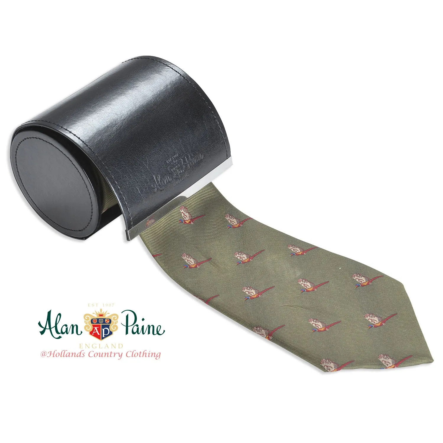 Alan Paine Ripon Silk Tie | Flying Pheasants