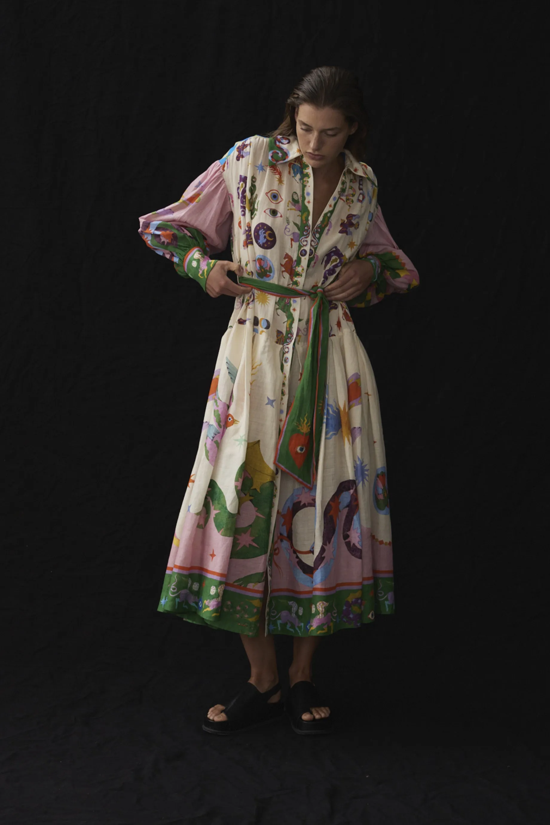 Alemais Seeker Dress - Multi Coloured