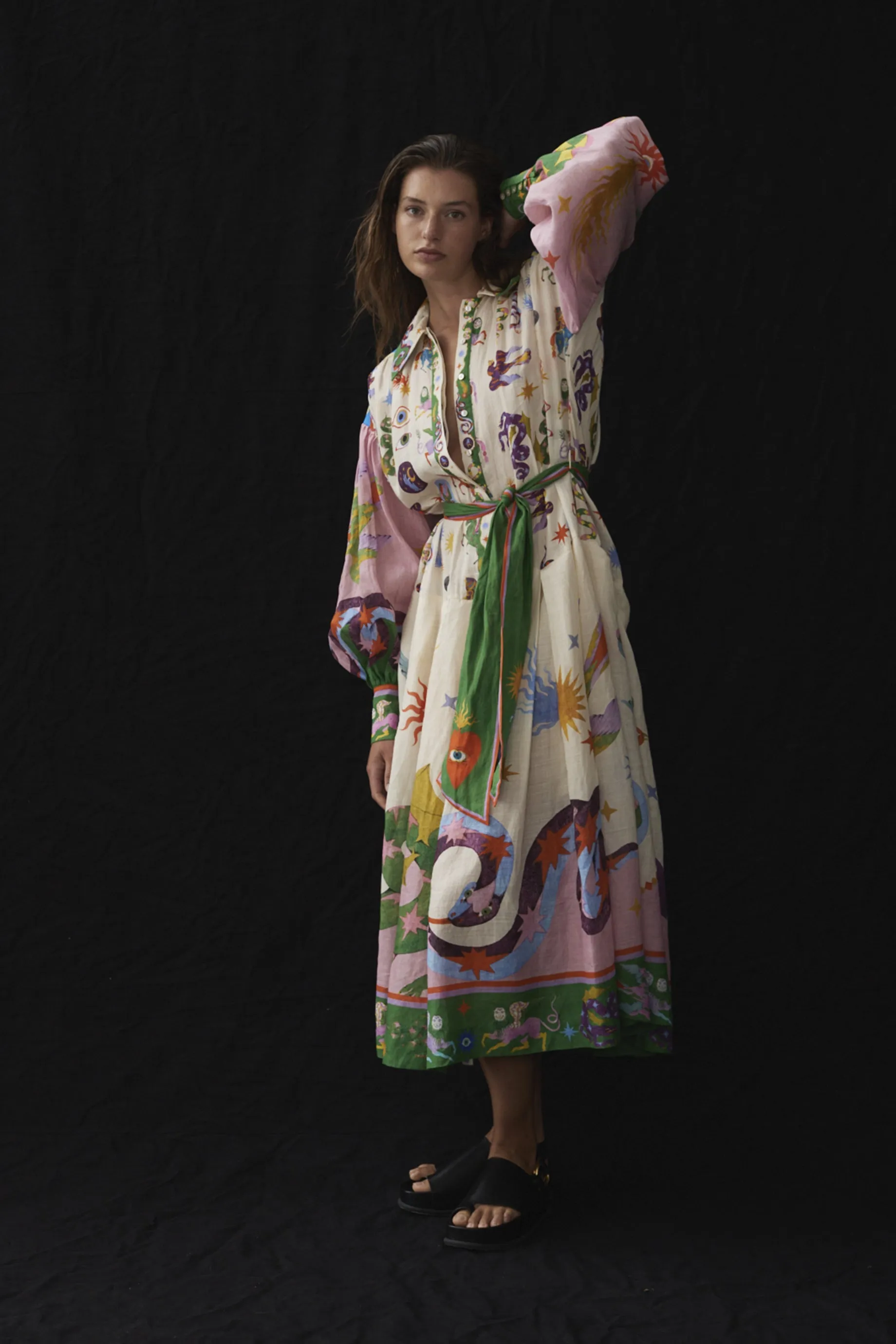 Alemais Seeker Dress - Multi Coloured