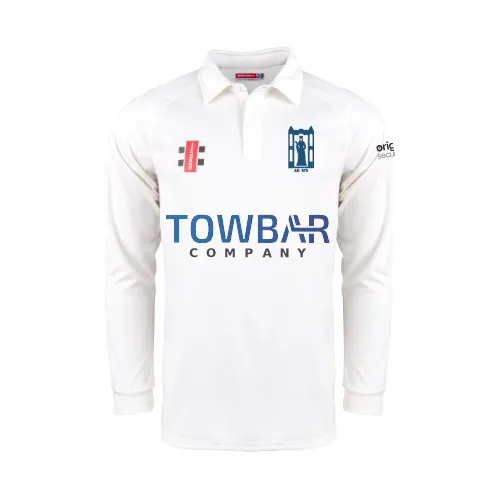 Amesbury CC Senior's Ivory Pro Performance V2 L/S Shirt