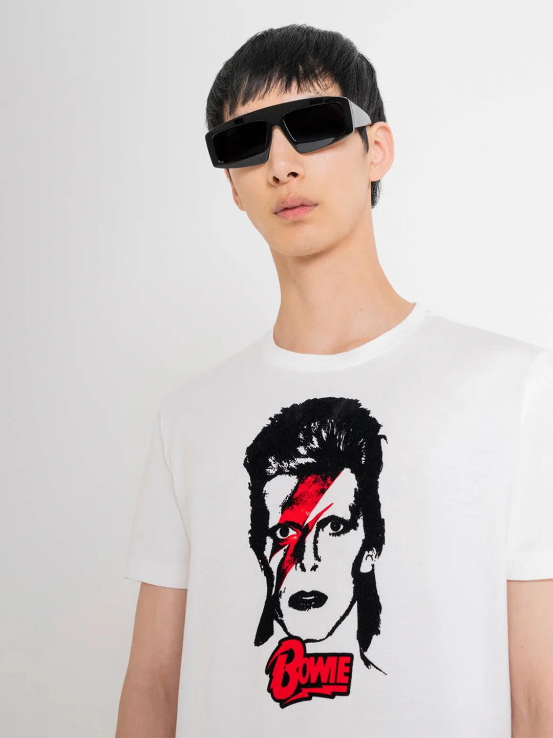 Antony Morato Men White Printed Round Neck Short Sleeves T-Shirt