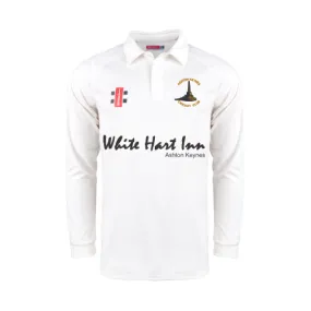 Ashton Keynes Cricket Club Senior's Ivory Pro Performance V2 L/S Shirt