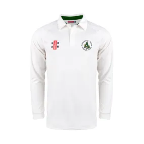 Atherstone CC Adult's Ivory / Green Pro Performance V2 L/S Shirt-Senior