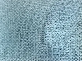 Baby Blue Plain Net Fabric