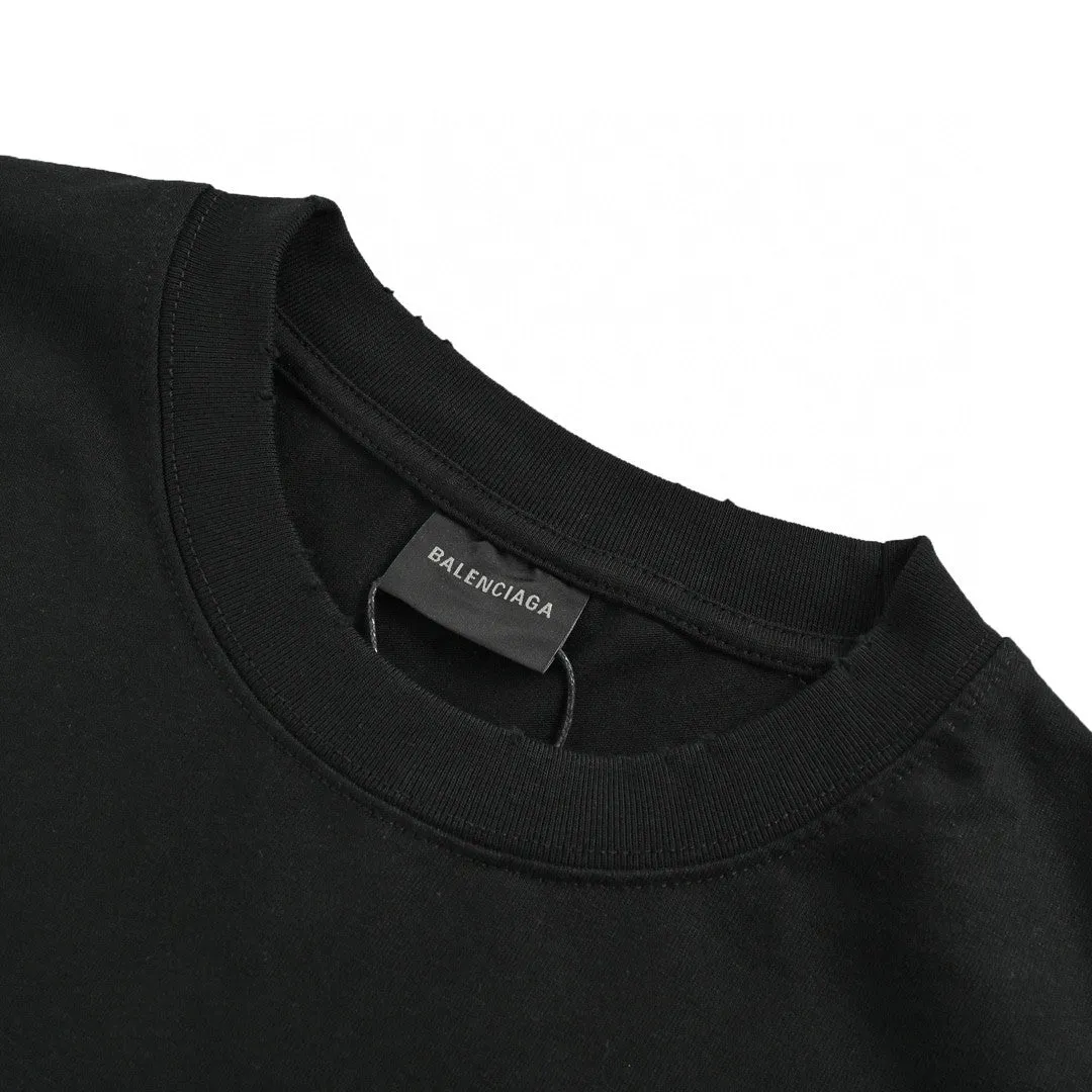 Balenciaga Political Campaign T-Shirt (Black)