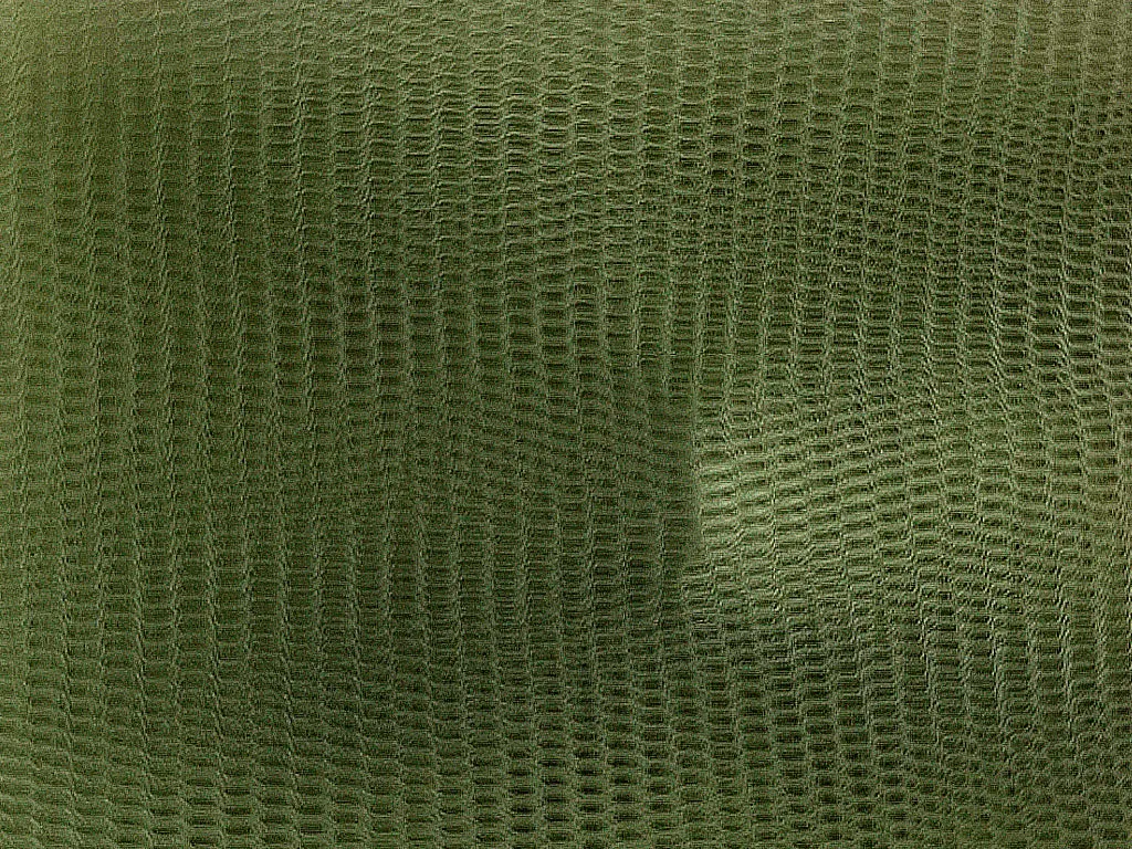 Basil Green Plain Net Fabric