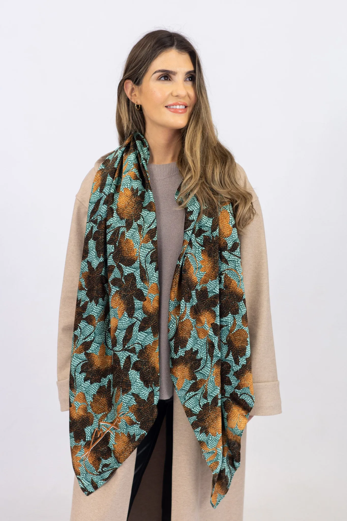 Bet and Malfie Dominique Silk Scarf