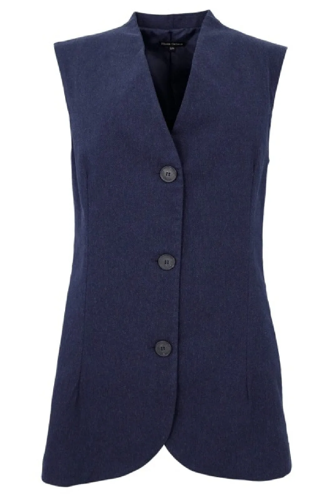 Black Colour - Bcavenue Long Vest - Navy Blue