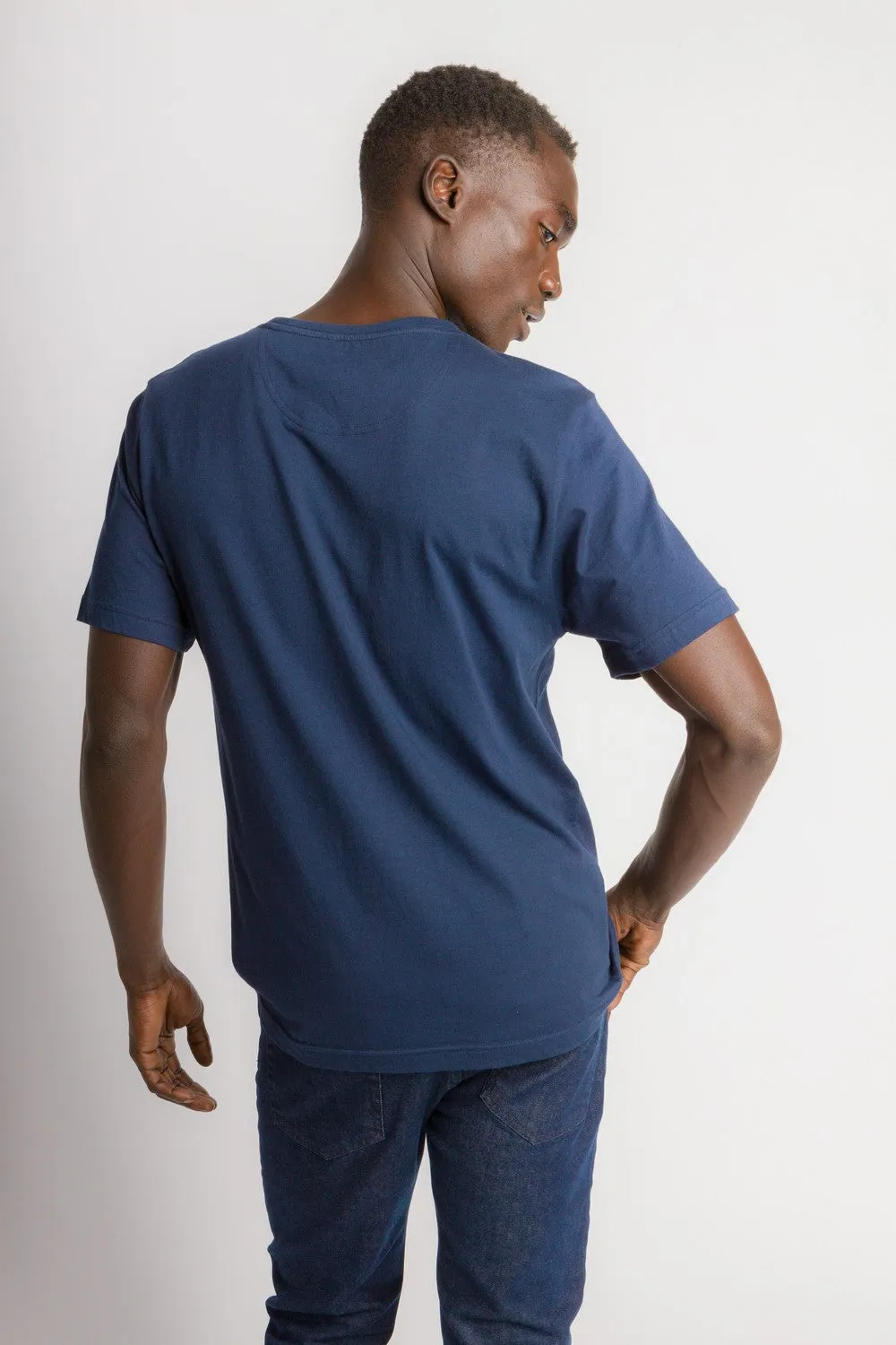 Bradley Unbranded | Men's Anti-Stain Logo-less Crew Neck Pocket Tee