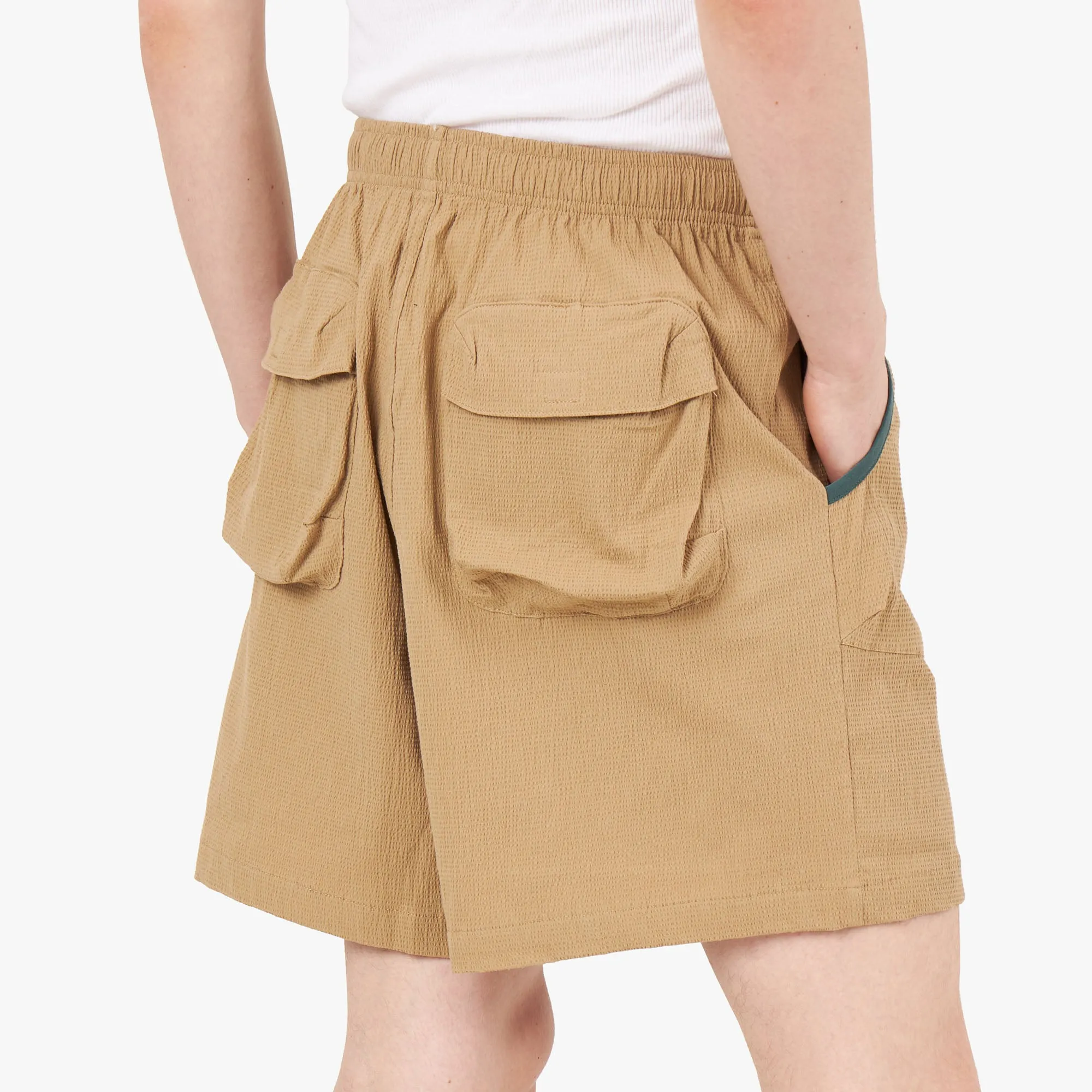 Brain Dead 3D Pocket Mountain Shorts / Nutmeg