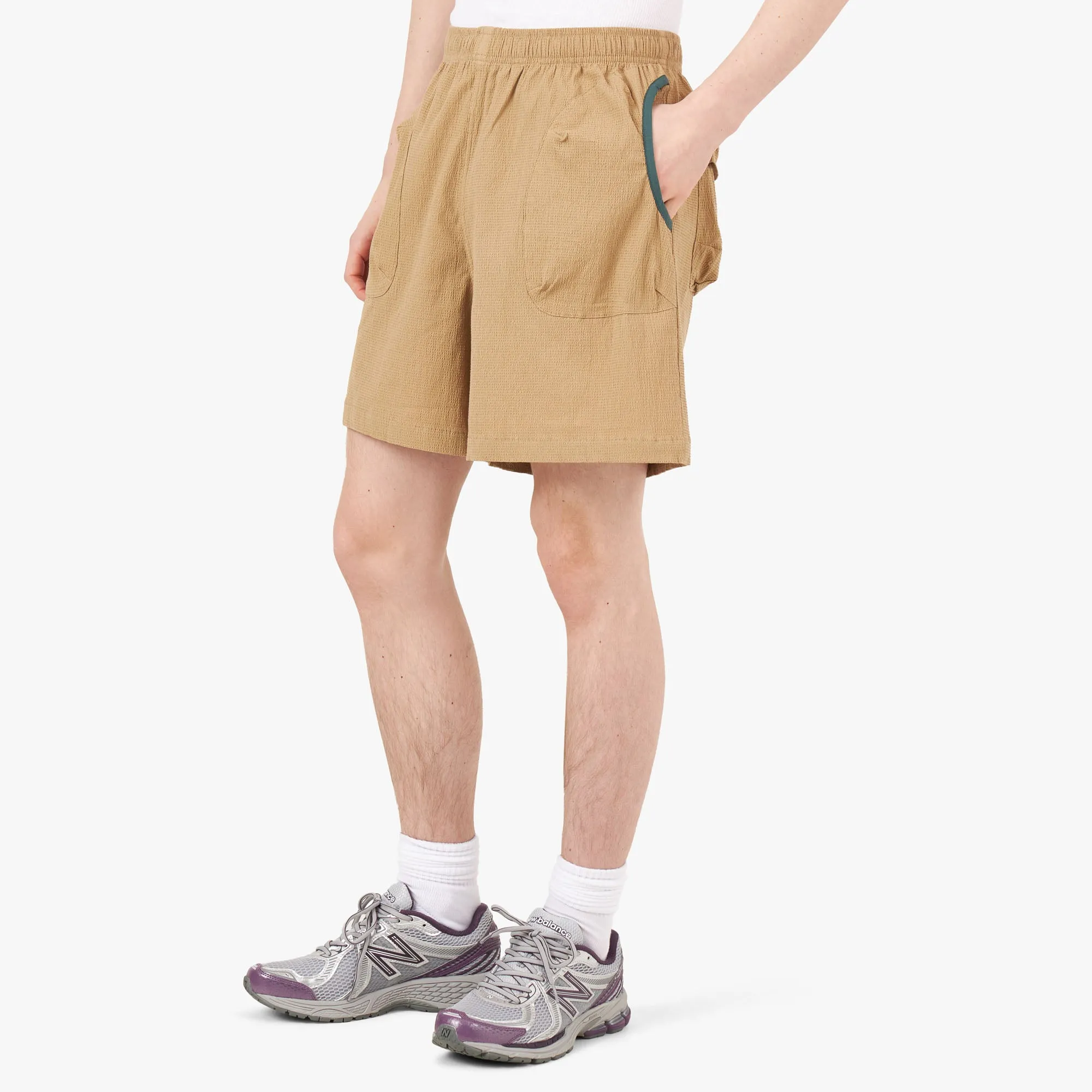 Brain Dead 3D Pocket Mountain Shorts / Nutmeg