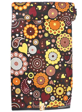 Brown Enchanted Swirl African Print - CA317