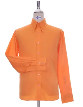 Button Down Shirt - Orange Shirt