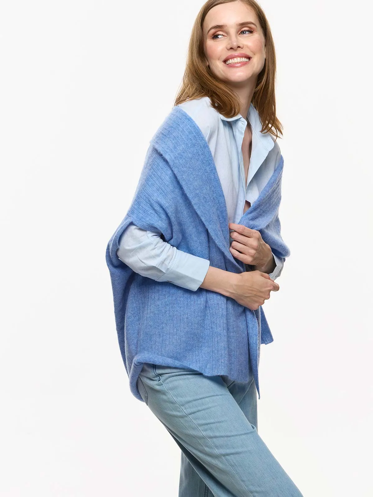 Cornflower Blue Effortless Vest