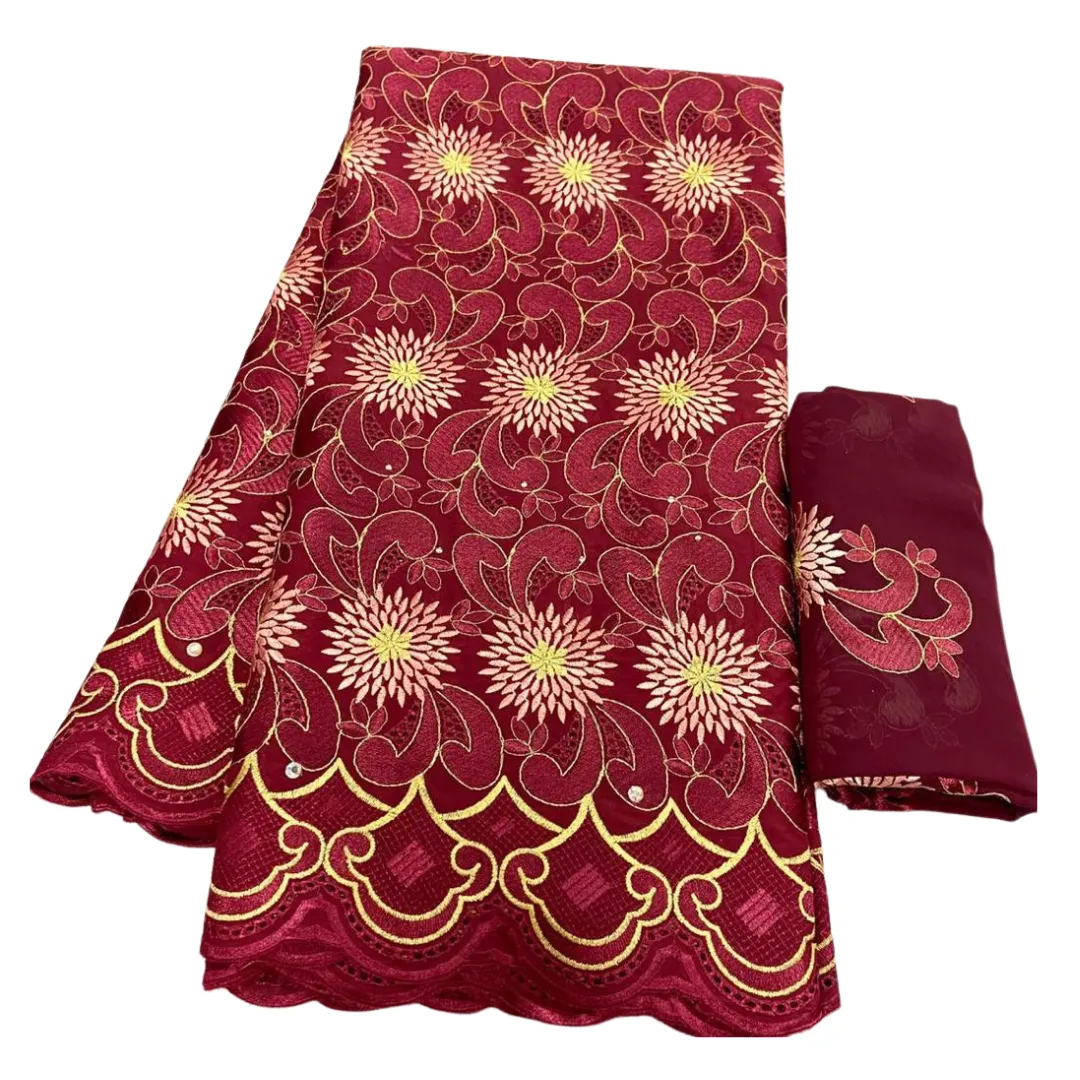 Dark Red Pirkha Lace - NGPKL10922