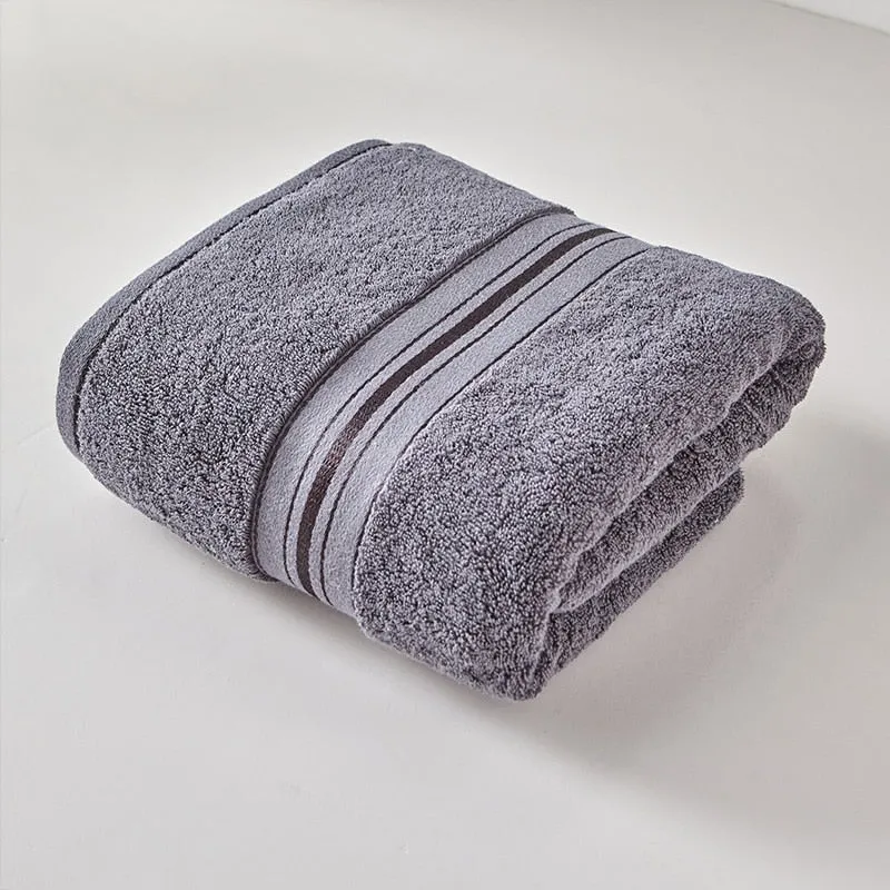 Egyptian Cotton Towel Set | Bath Towel and Face Towel | Luxury Bathroom Towels | Perfect for Travel and Sports