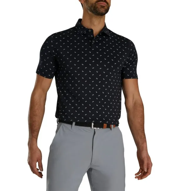 FootJoy Paisley Print Lisle Self Collar