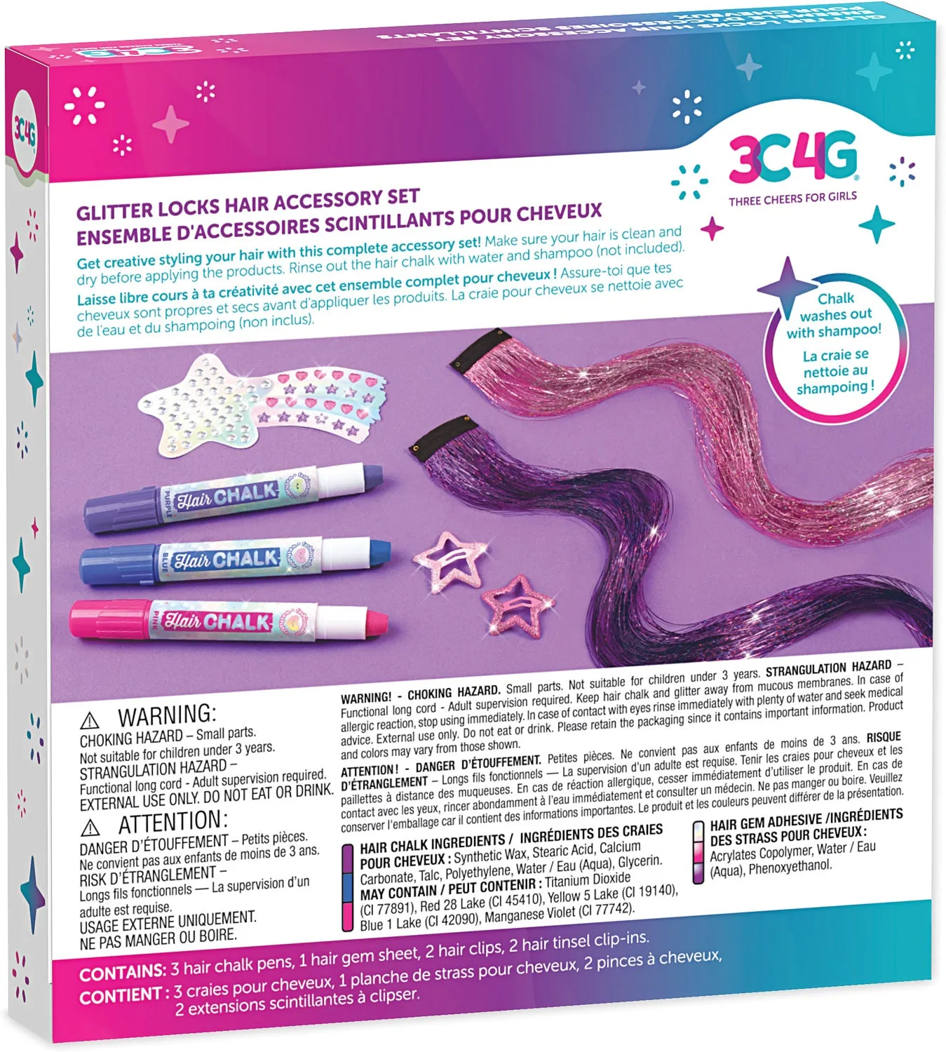 Imagination Land Glitter Locks Hair Accessories Set