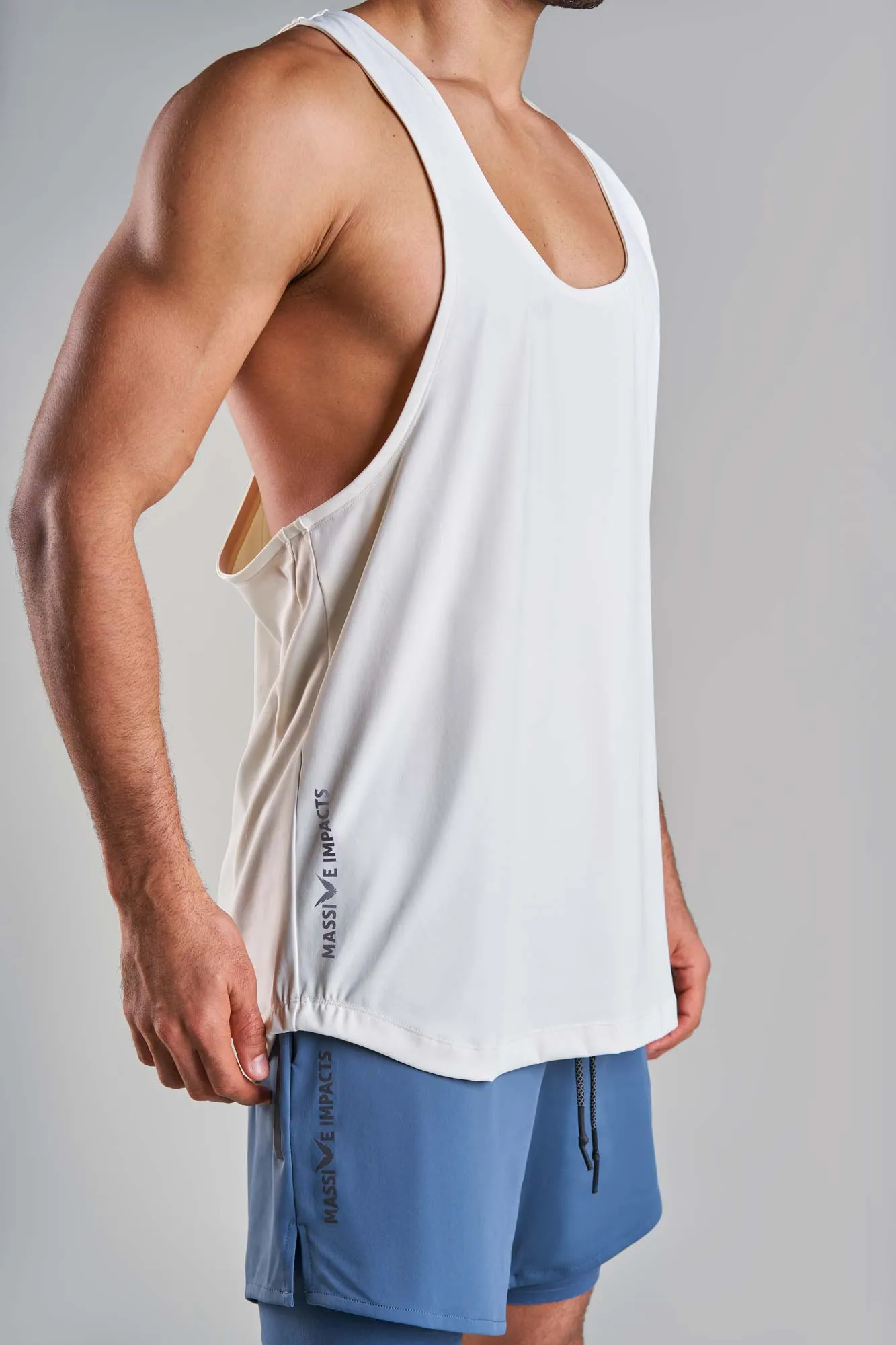 J025MI Recycled Nylon Gym Tank