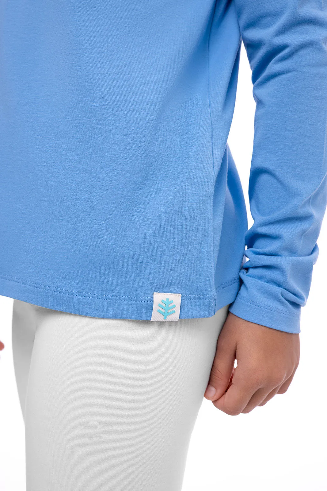 Kid's Coco Plum Everyday Long Sleeve Graphic T-Shirt | Clear Sky Blue