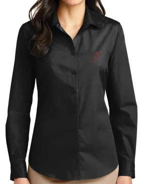 Ladies Long Sleeve Carefree Poplin Shirt