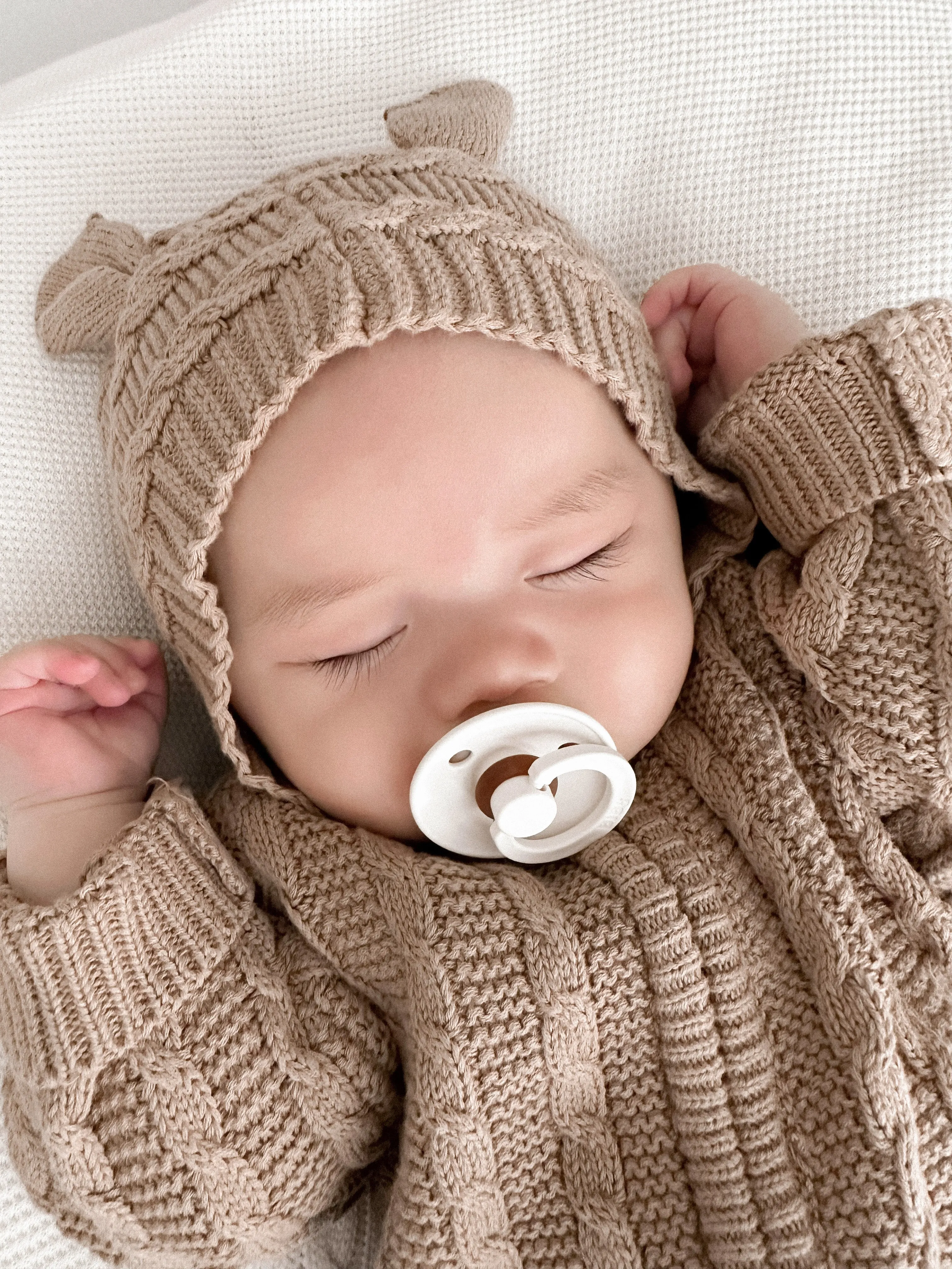 Luna   Luca Baby Bear Jumpsuit | Acorn