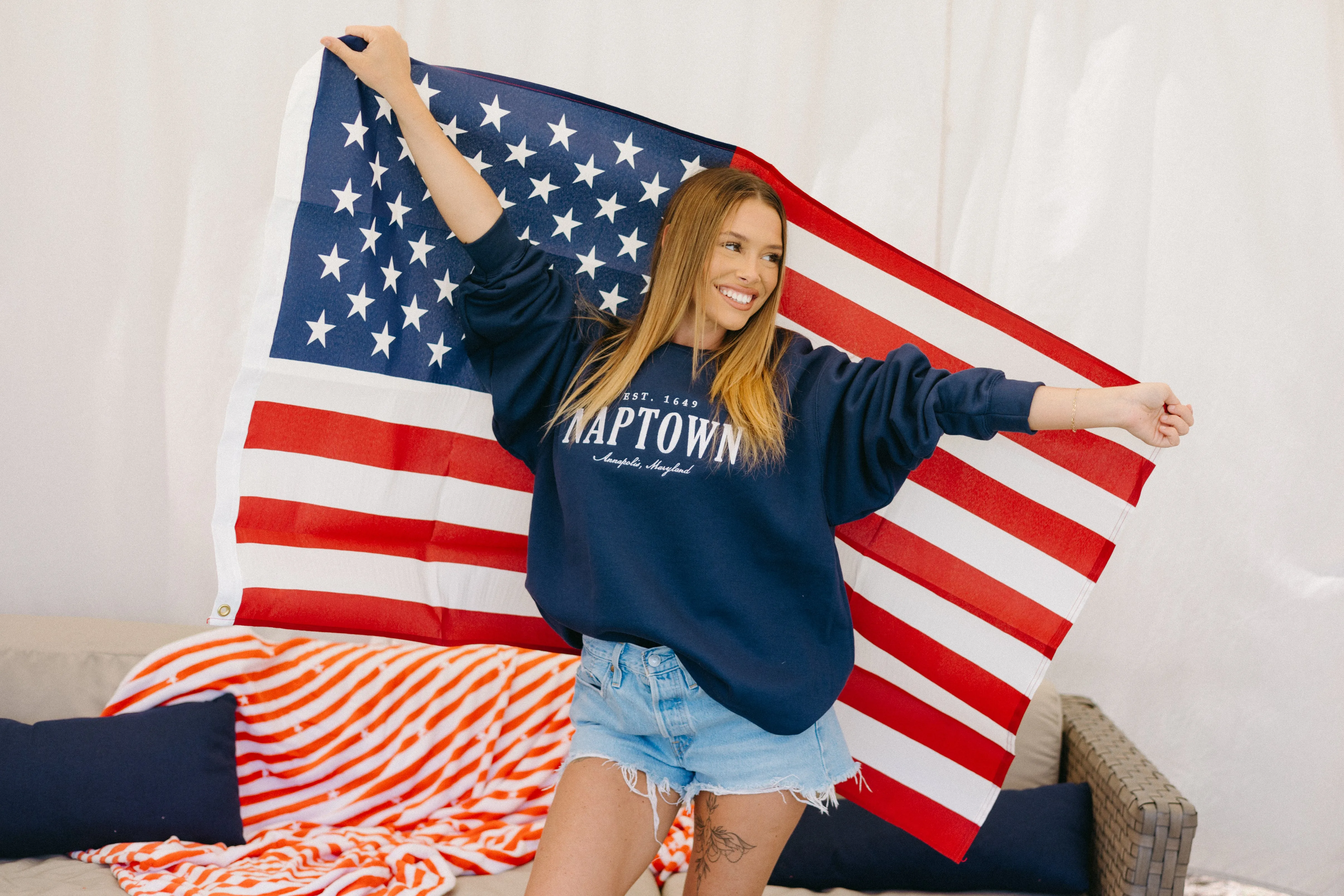 Naptown Crewneck Sweatshirt By Brightside