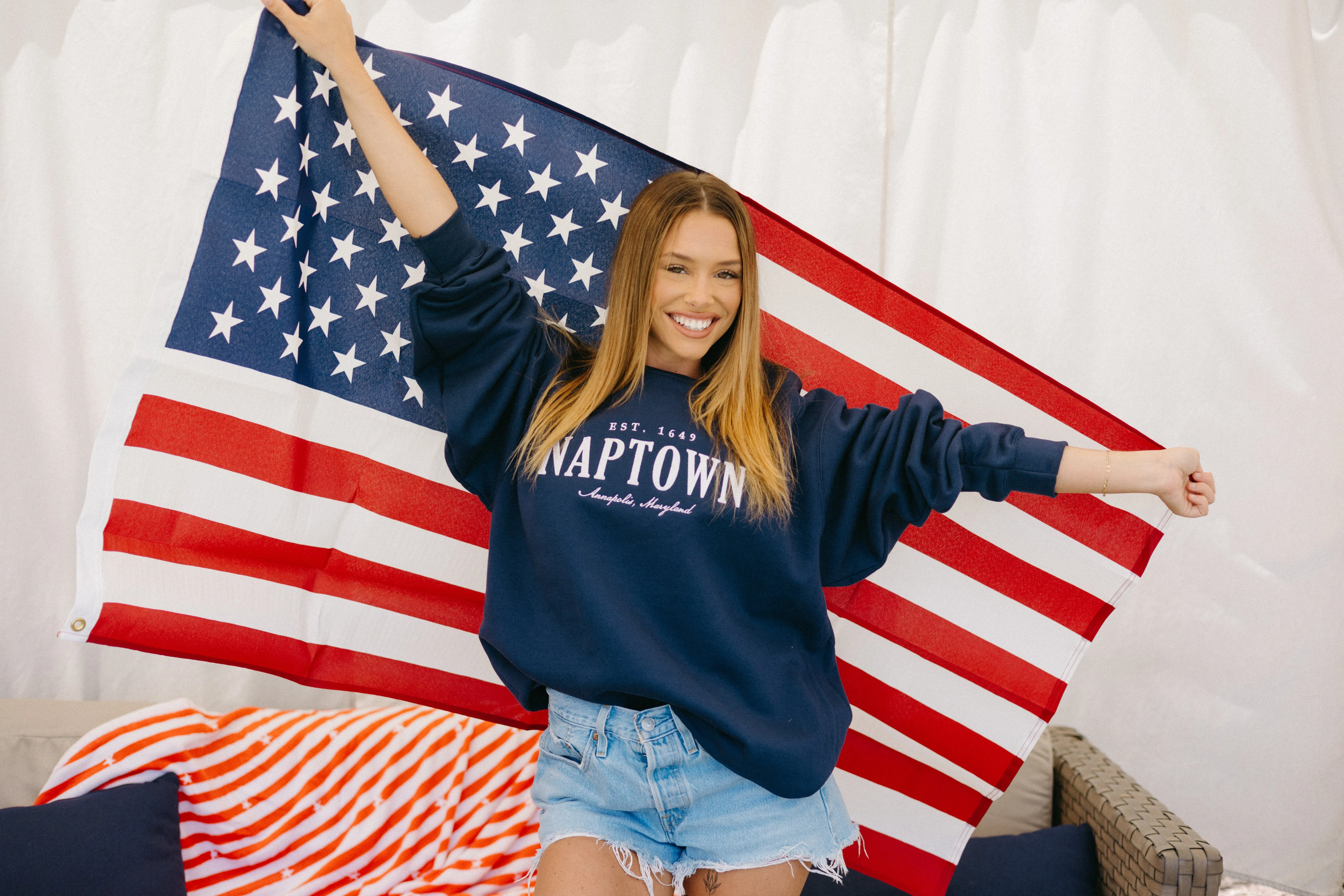 Naptown Crewneck Sweatshirt By Brightside