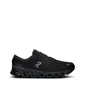 On Women's Cloud X 4 Sneaker in Black/Eclipse