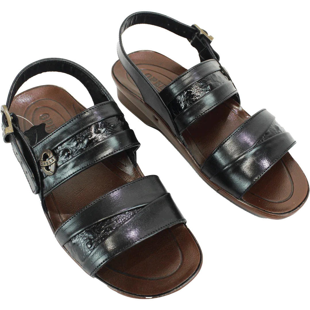 Opela O.strich Black Sandal