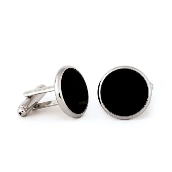 Radius Edge Black Onyx Cuff Links