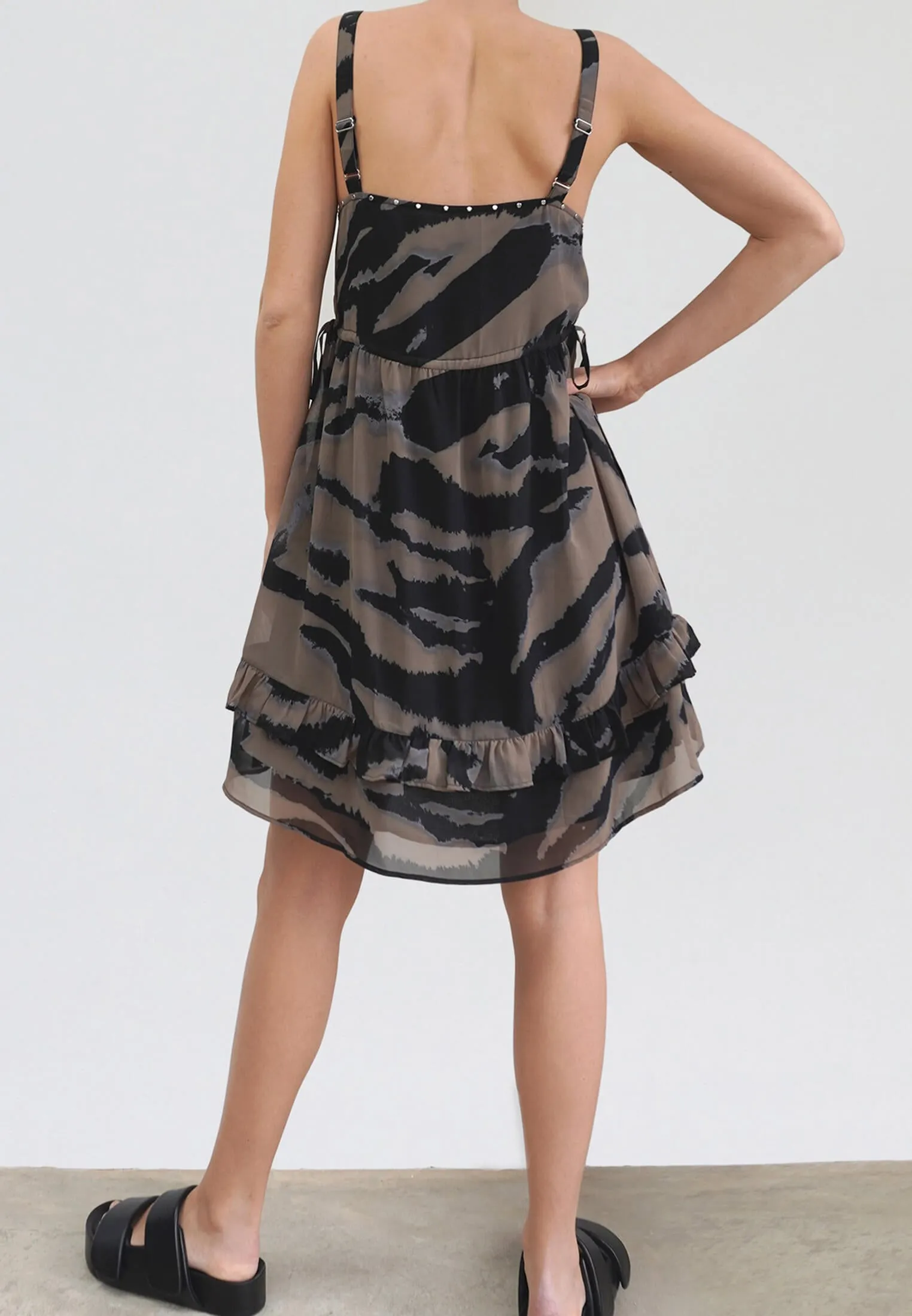 REFLECT DRESS ZEBRA