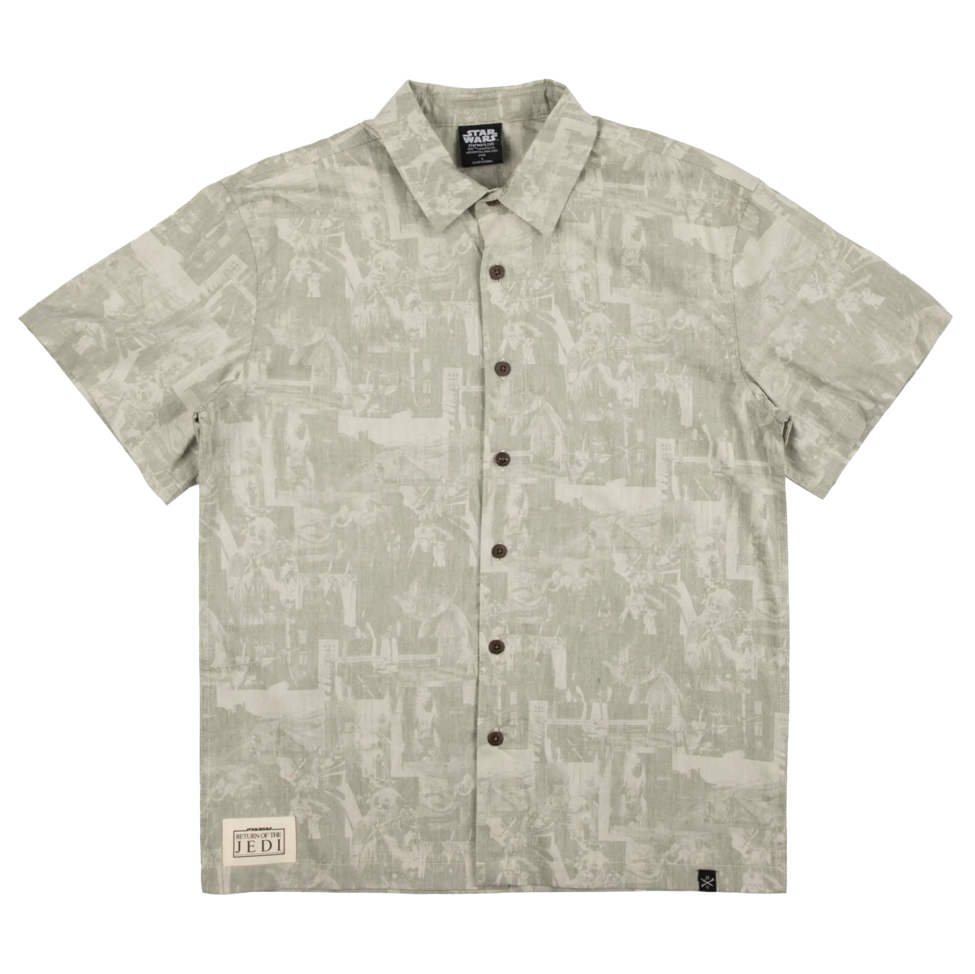 Return of the Jedi All Over Film Print Button-Down Shirt