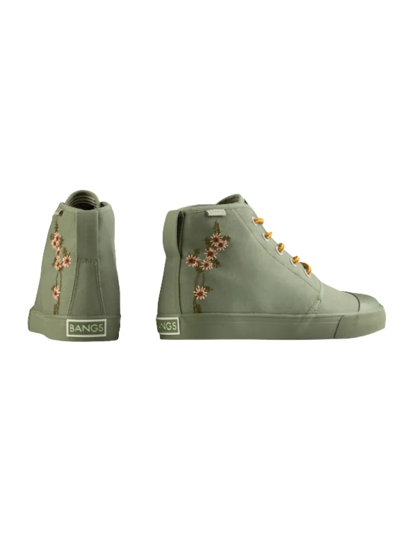 Sage Floral High Top