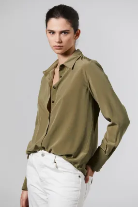 Silk Shirt - Khaki