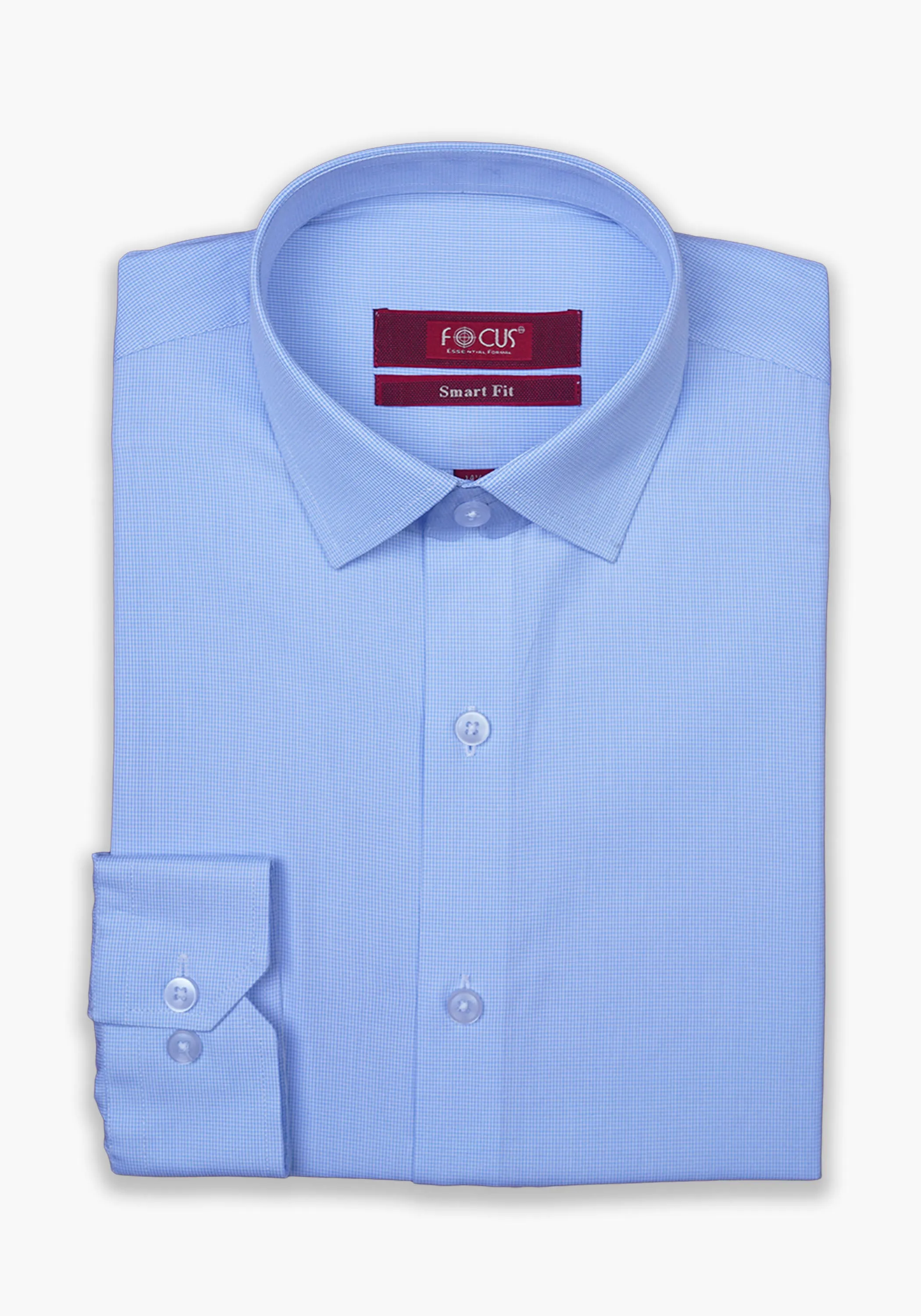 Sky Small Check Dress Shirt