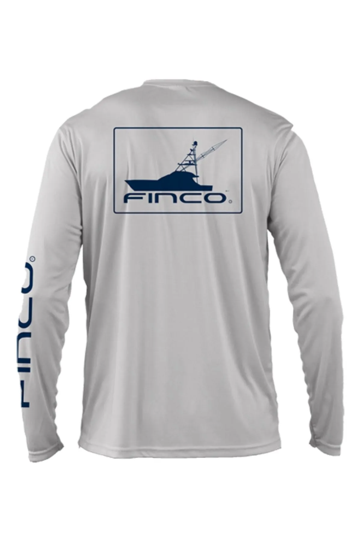 Sporty Long Sleeve Performance in Pearl Gray and Navy