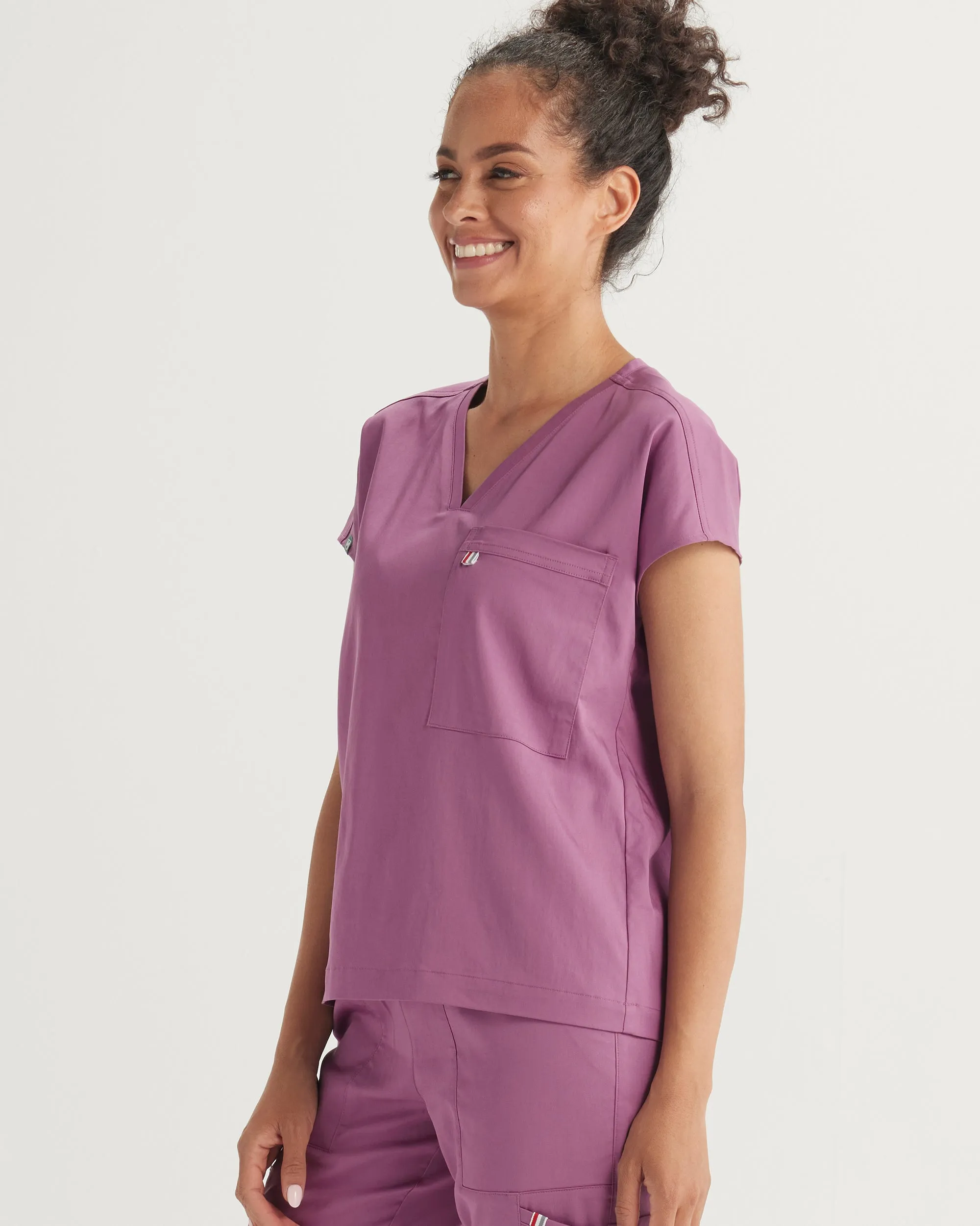 TENCEL™ Bell ‎ Relaxed Scrub Top