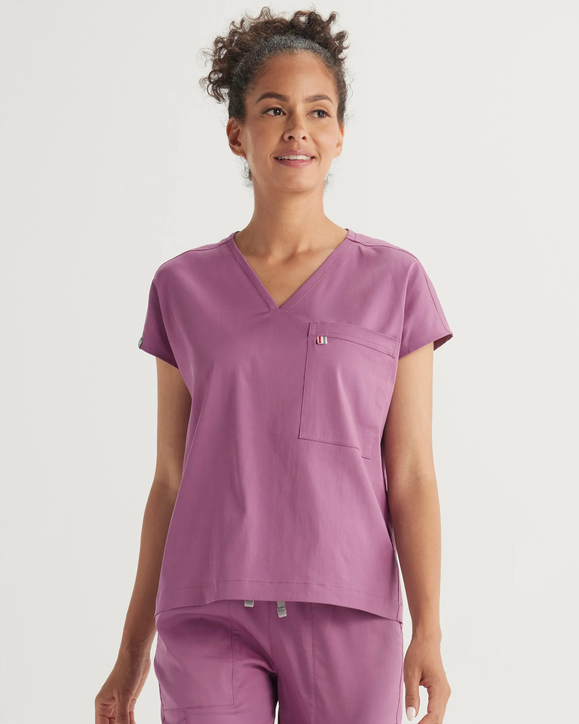 TENCEL™ Bell ‎ Relaxed Scrub Top