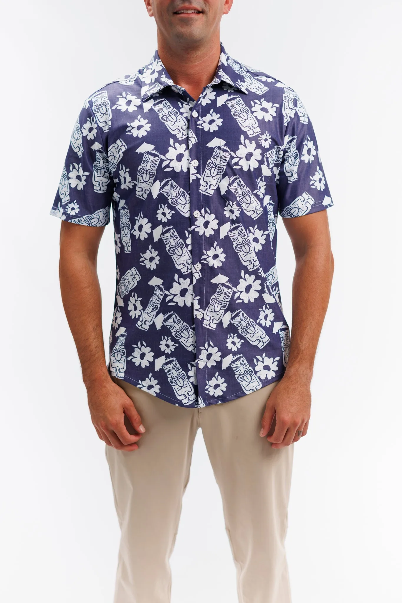 The Boatyard Button Down - Tiki Torched