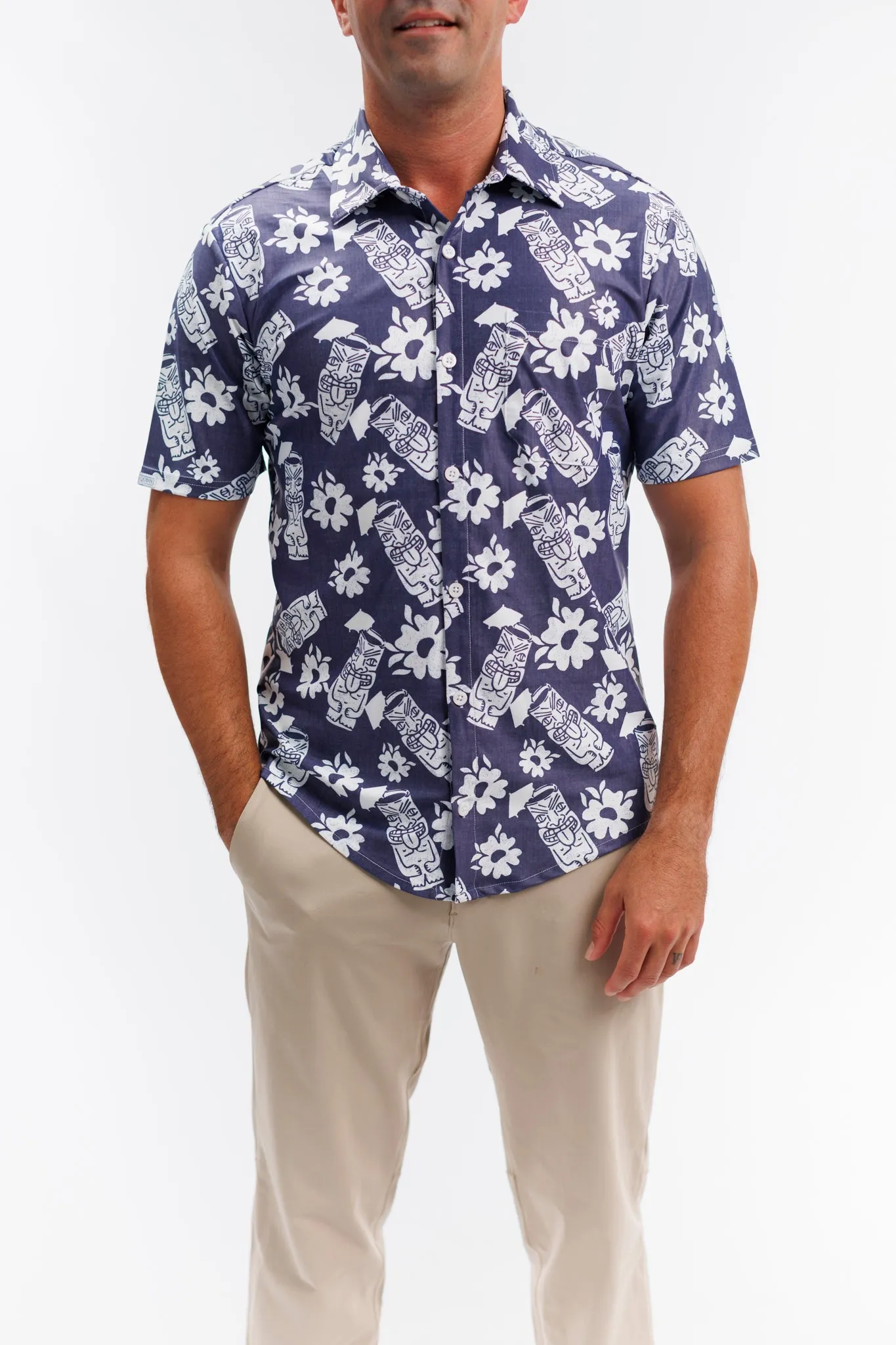 The Boatyard Button Down - Tiki Torched